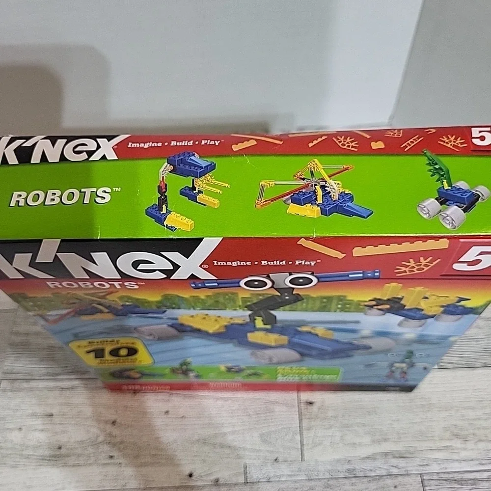 K'nex‎ Robots Builds 10 Models Build Play Imagine New In Box 11645 Model